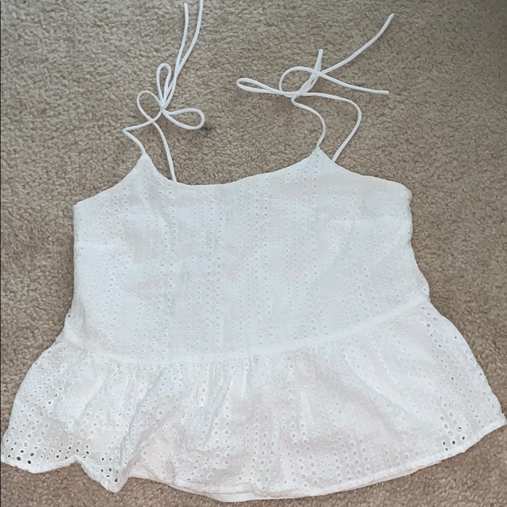 White tank top